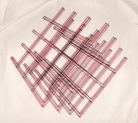 Very Early plotter&nbsp;drawing